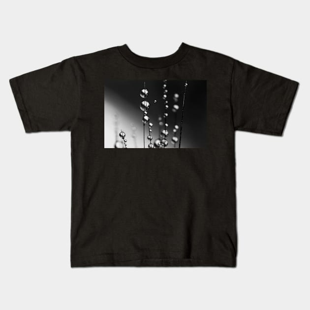 Grass Seed Drops II Kids T-Shirt by SharonJ